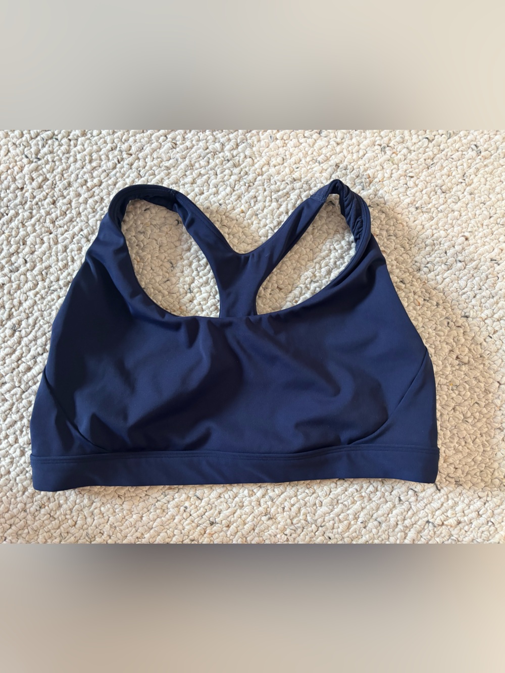 Athleta Navy Blue Racerback Sports Bra